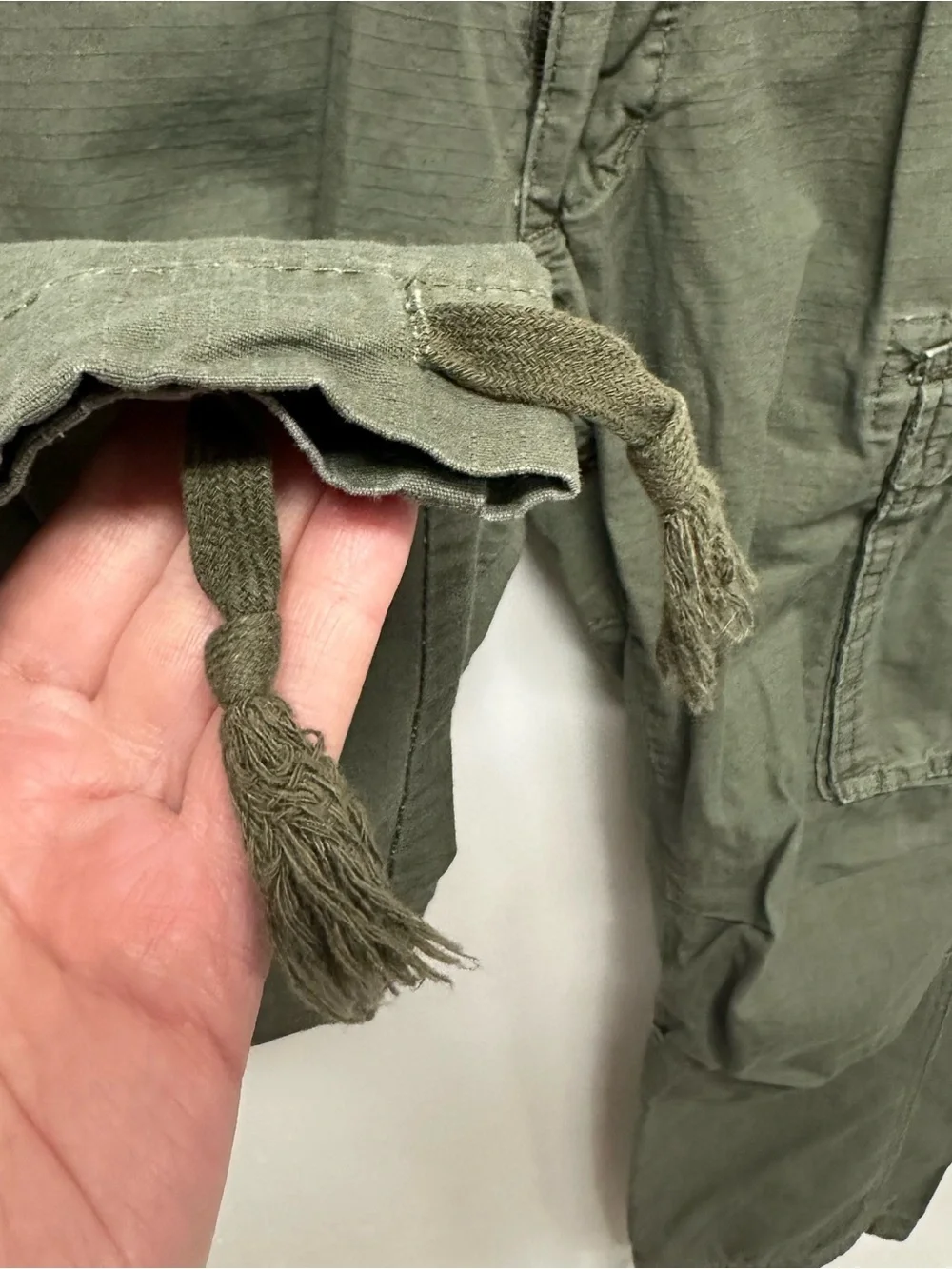Mnml men’s cargo utility pants army green adjustable size 31 grunge military